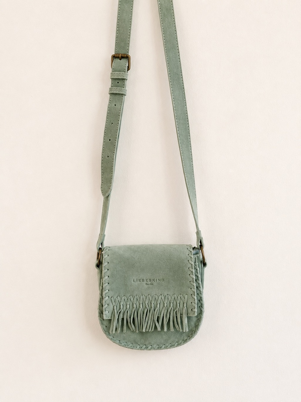 Liebeskind Berlin Sage Suede Fringe Mini Crossbody Bag